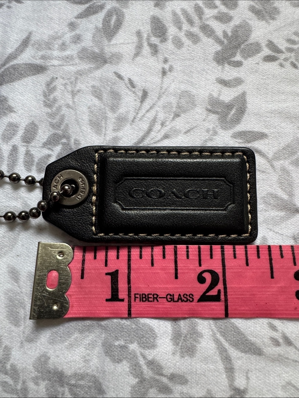 COACH  1941 hangtag W/ gunmetal hardware